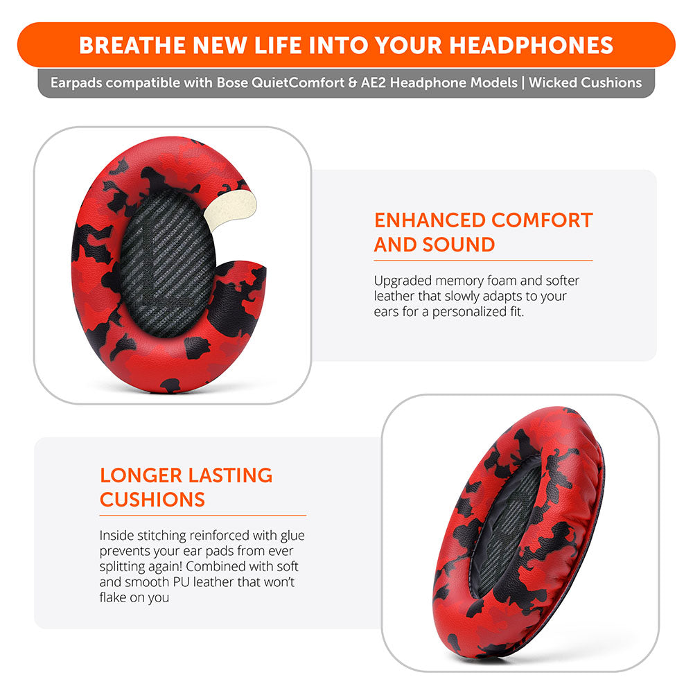 Wicked Cushions Bose QC35 Replacement Ear Pads