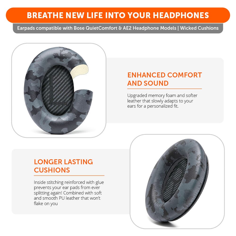 Wicked Cushions Bose QC35 Replacement Ear Pads
