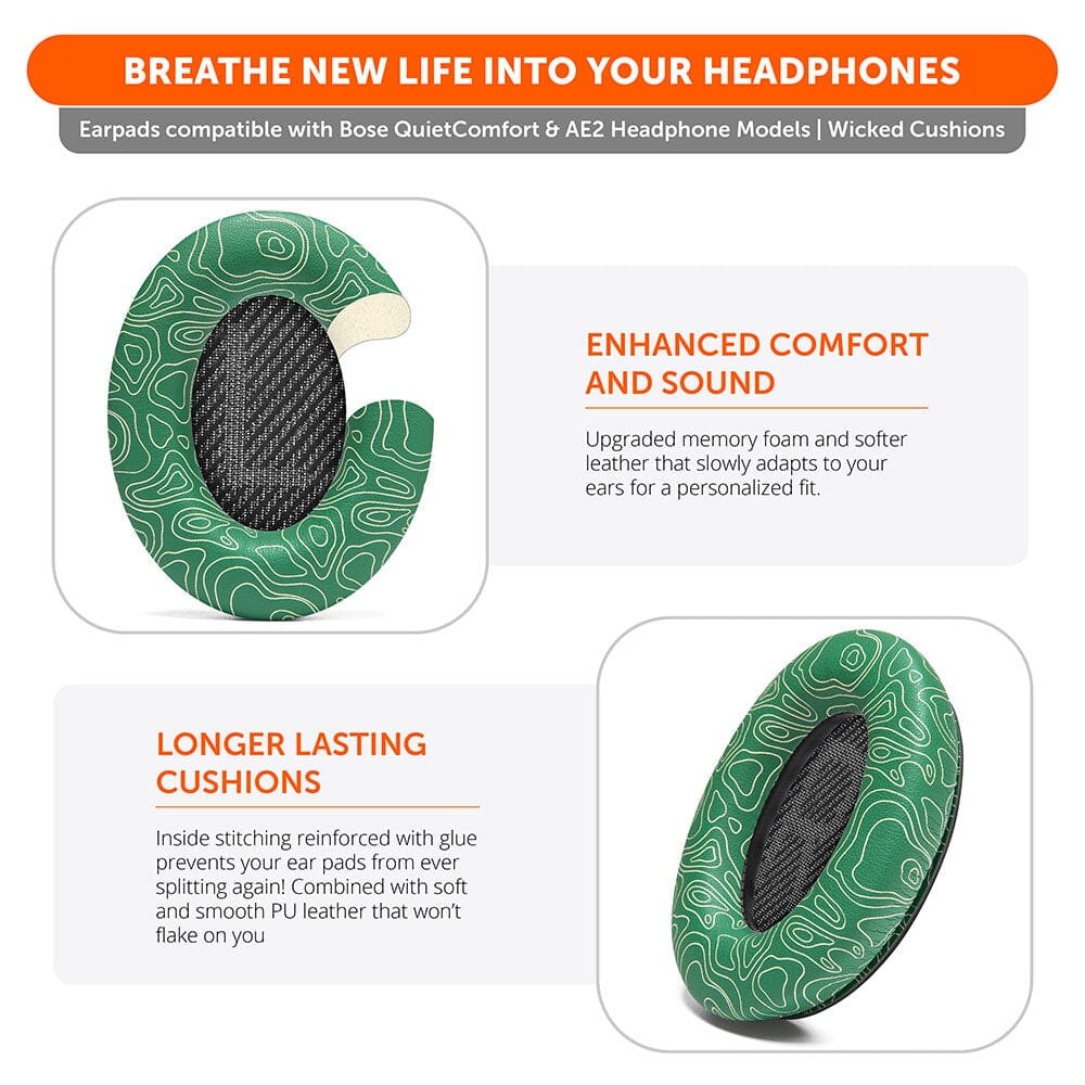 Wicked Cushions Bose QC35 Replacement Ear Pads