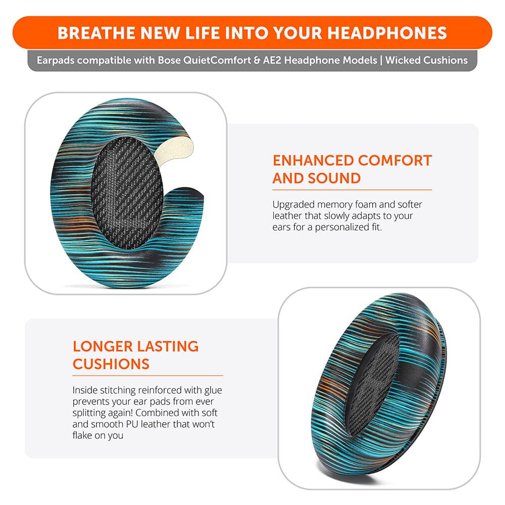 Wicked Cushions Bose QC35 Replacement Ear Pads