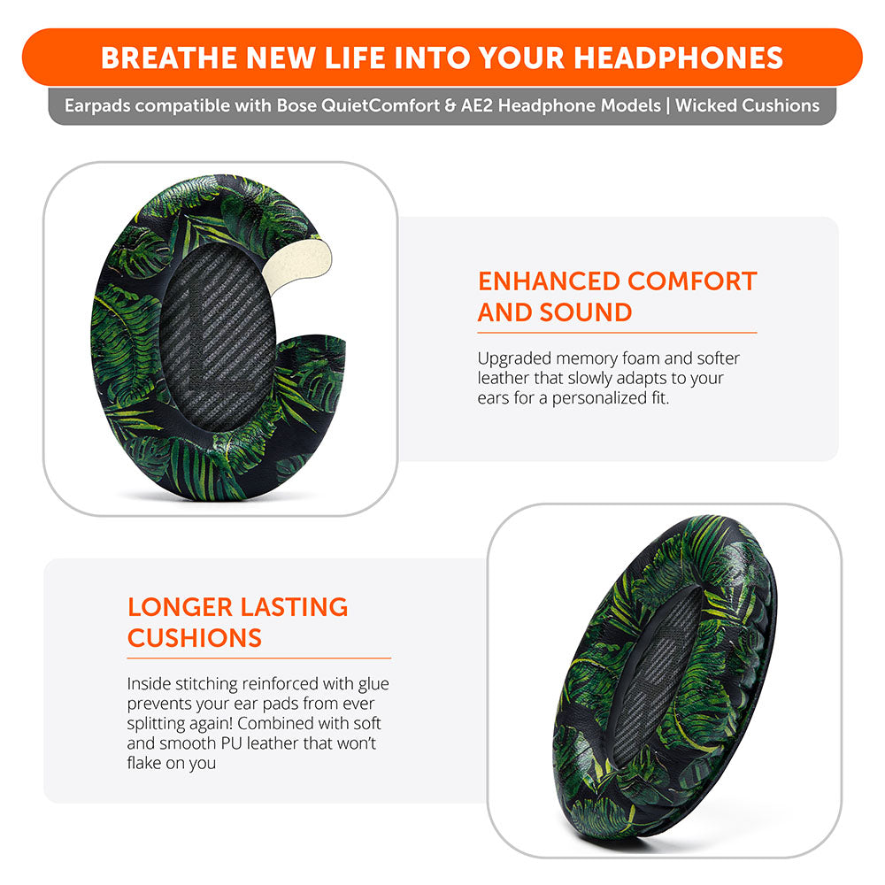 Wicked Cushions Bose QC35 Replacement Ear Pads