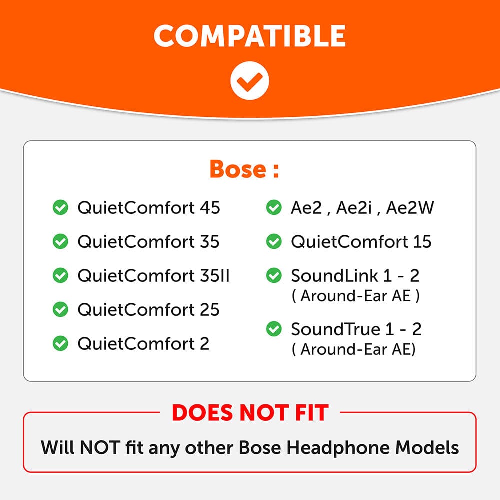 Wicked Cushions Bose QuietComfort Earpad Sweat Covers - WC SweatZ