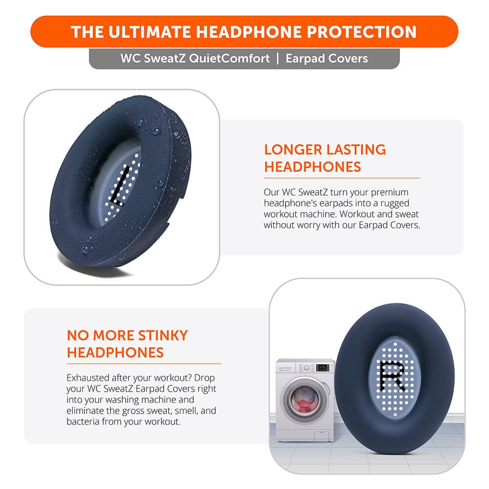 Wicked Cushions Bose QuietComfort Earpad Sweat Covers - WC SweatZ