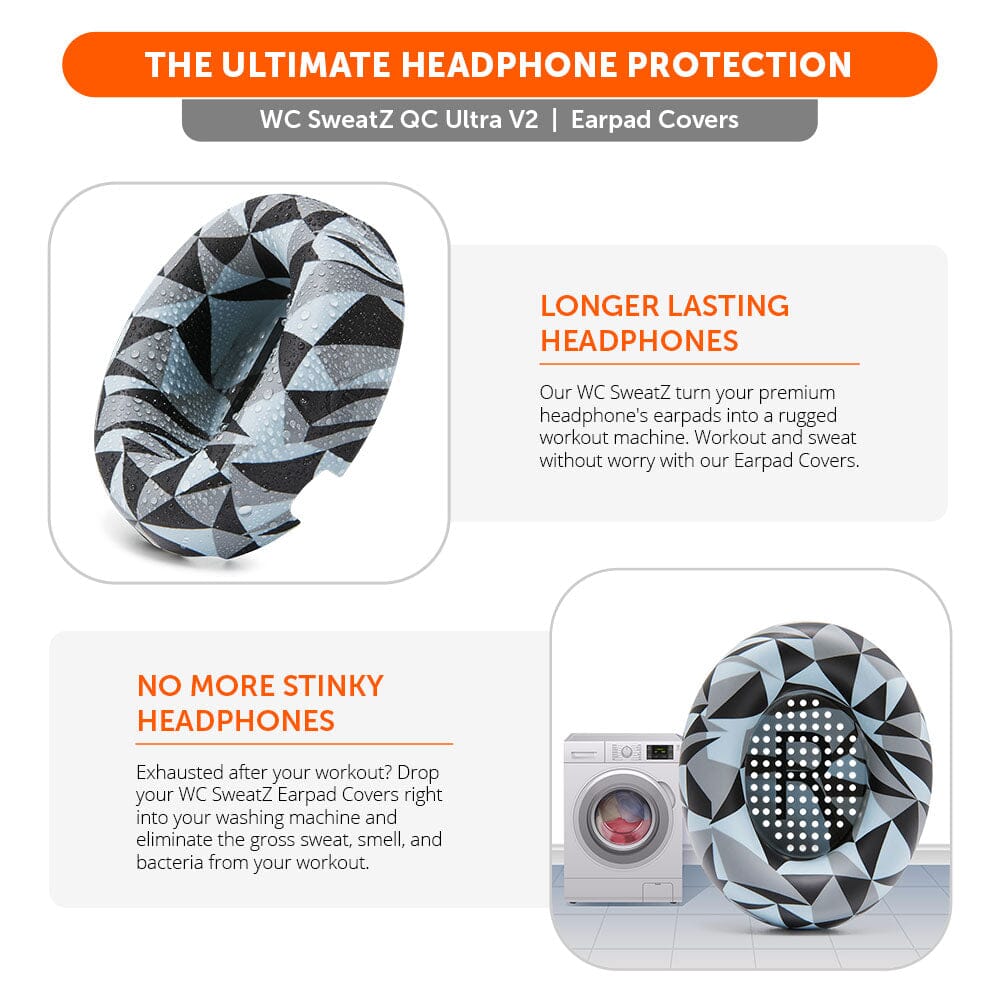 Wicked Cushions Bose QuietComfort Ultra Gen 1 & Gen 2 Earpad Sweat Covers - WC SweatZ QC Ultra