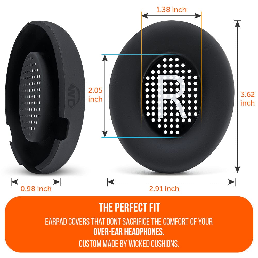 Wicked Cushions Bose QuietComfort Ultra Gen 1 & Gen 2 Earpad Sweat Covers - WC SweatZ QC Ultra