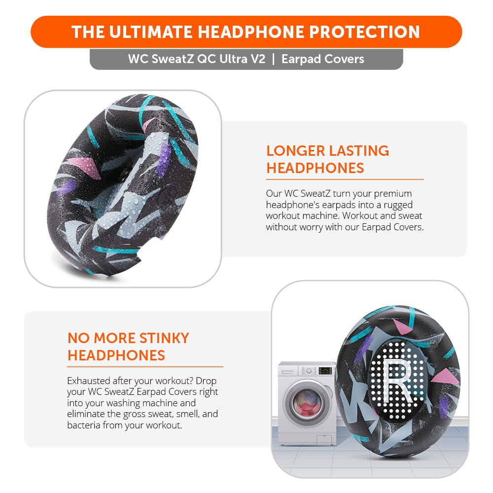 Wicked Cushions Bose QuietComfort Ultra Gen 1 & Gen 2 Earpad Sweat Covers - WC SweatZ QC Ultra