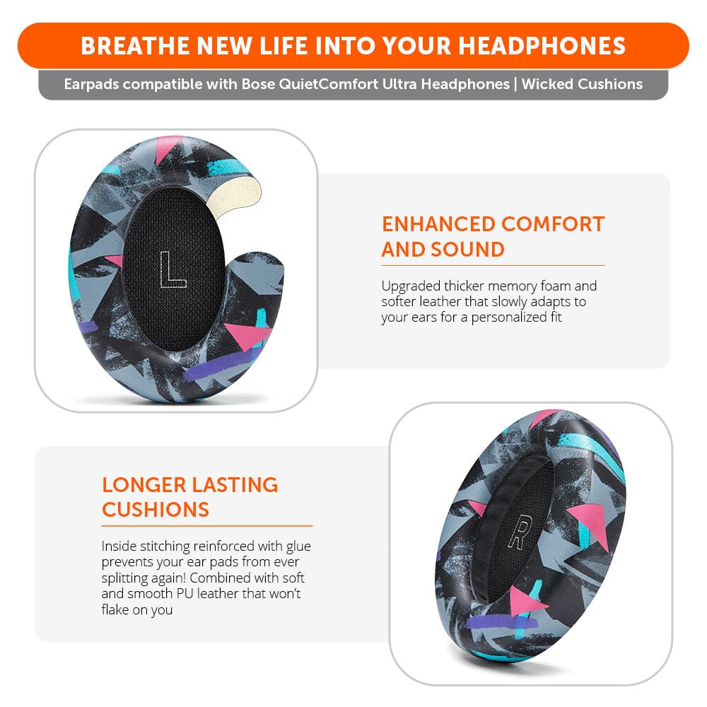Wicked Cushions Bose QuietComfort Ultra Gen 1 & Gen 2 Earpads - WC PadZ QC Ultra