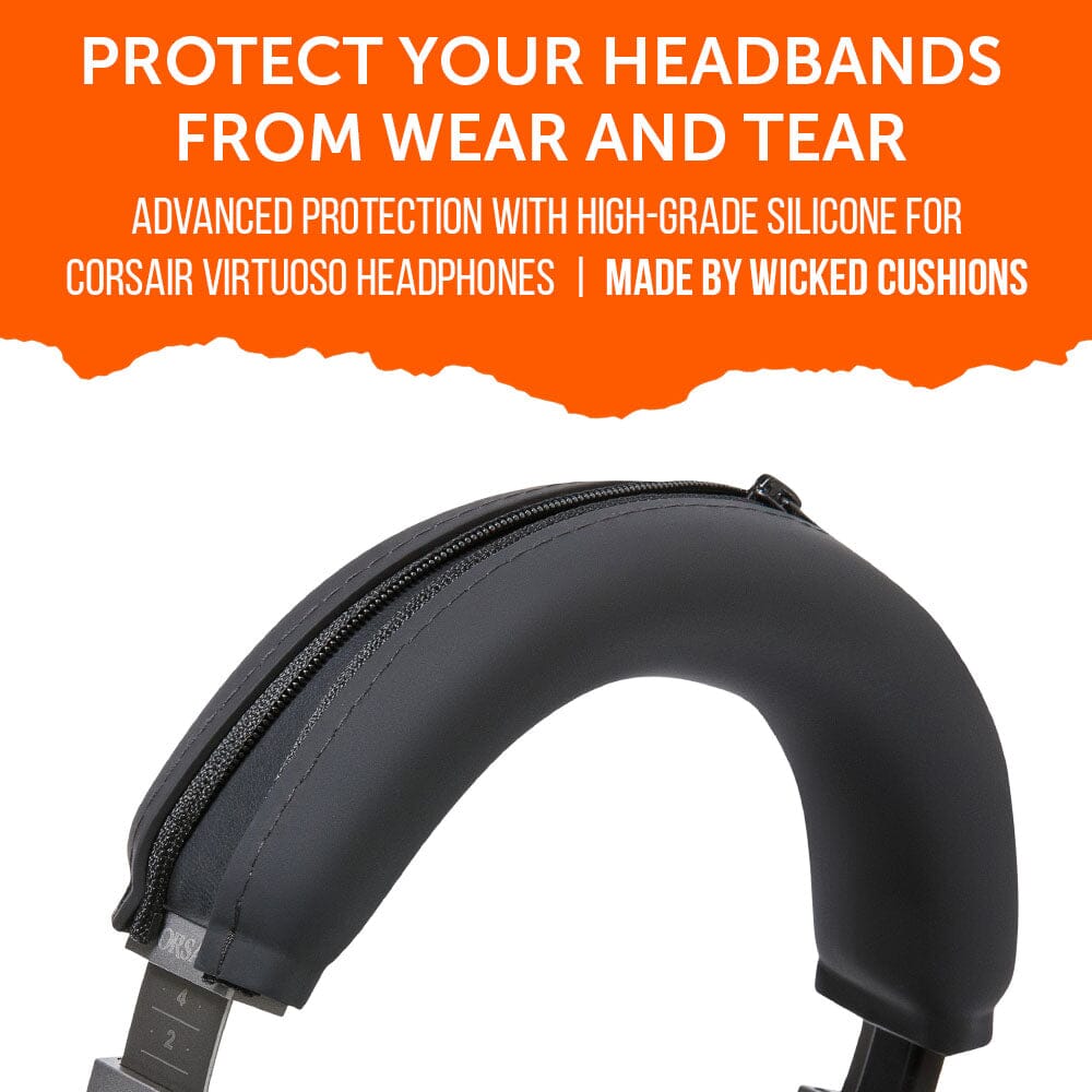 Wicked Cushions Corsair Virtuoso Silicone Headband Cover - WC BandZ Virtuoso