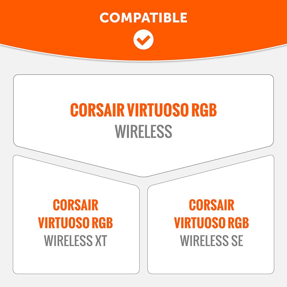 Wicked Cushions Corsair Virtuoso Silicone Headband Cover - WC BandZ Virtuoso