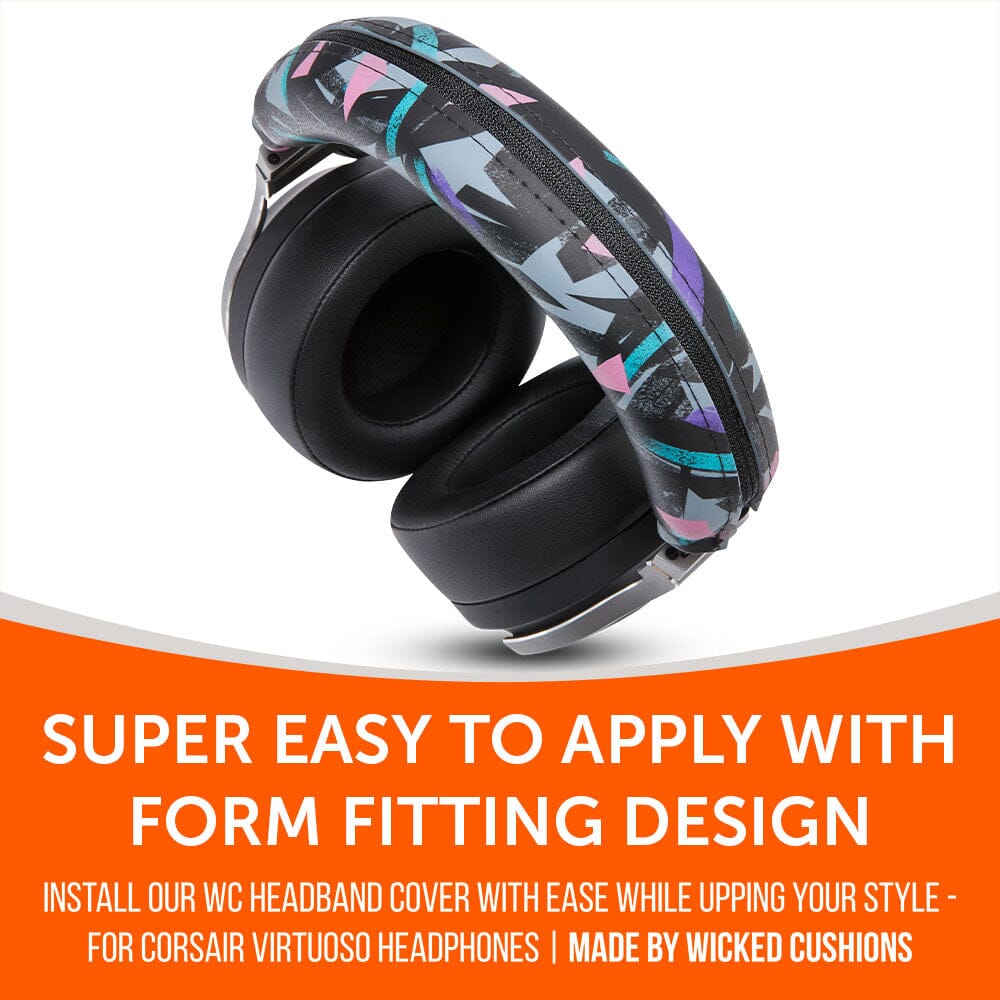 Wicked Cushions Corsair Virtuoso Silicone Headband Cover - WC BandZ Virtuoso