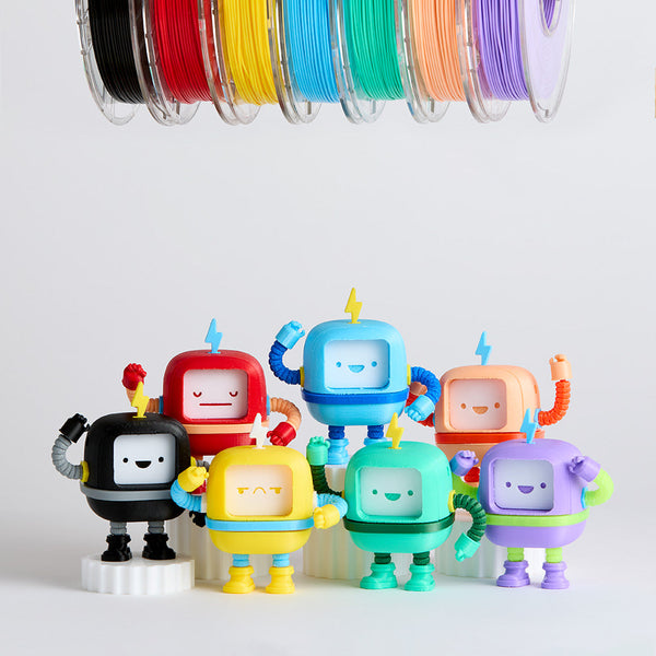 Toybox Labs Deluxe Printer Food filament bundle; supplied colors may vary