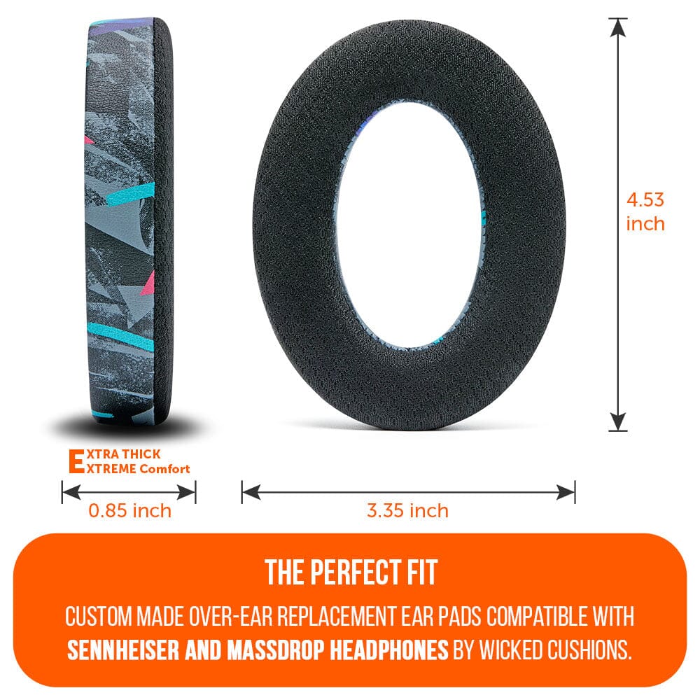 Wicked Cushions Earpads for Sennheiser PC38X & More - WC FreeZe Cooling Gel
