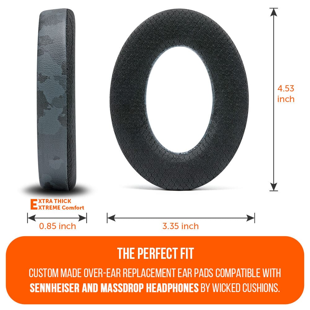 Wicked Cushions Earpads for Sennheiser PC38X & More - WC FreeZe Cooling Gel