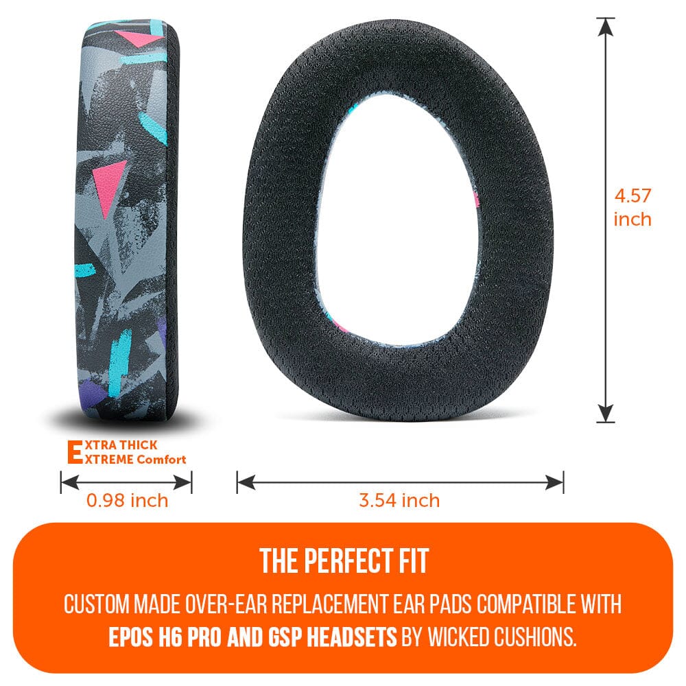 Wicked Cushions EPOS H6 Pro & GSP Headset Earpads - WC FreeZe Cooling Gel