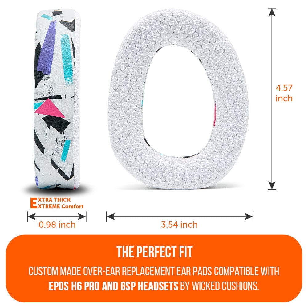 Wicked Cushions EPOS H6 Pro & GSP Headset Earpads - WC FreeZe Cooling Gel