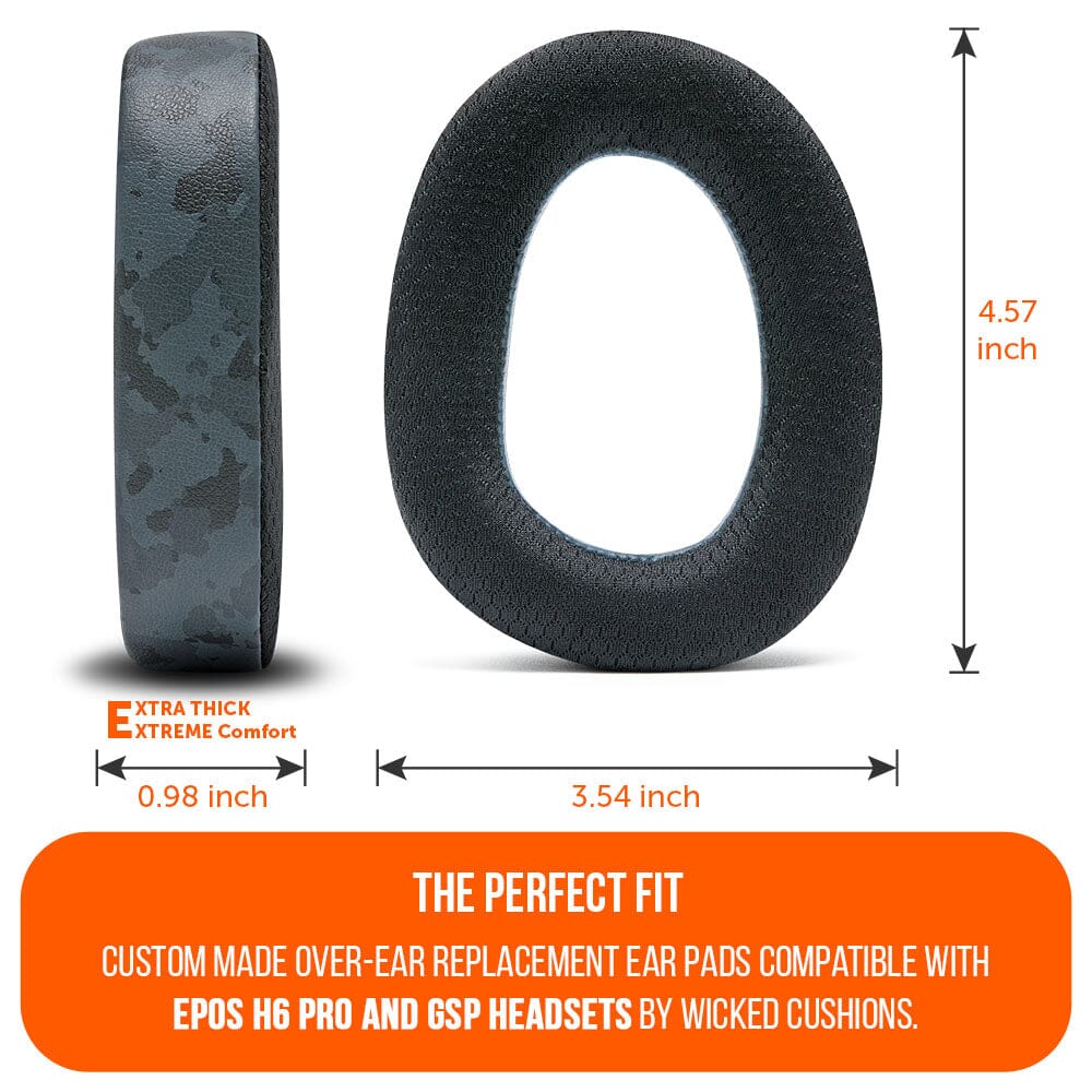 Wicked Cushions EPOS H6 Pro & GSP Headset Earpads - WC FreeZe Cooling Gel