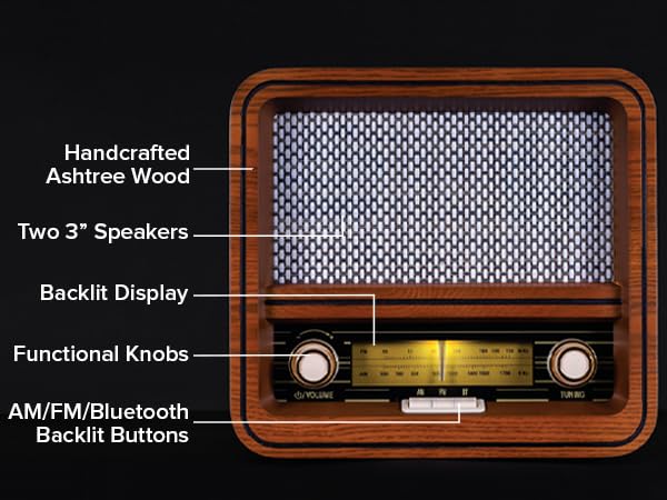 Fuse Audio RAD-V1 AM/FM Bluetooth Radio