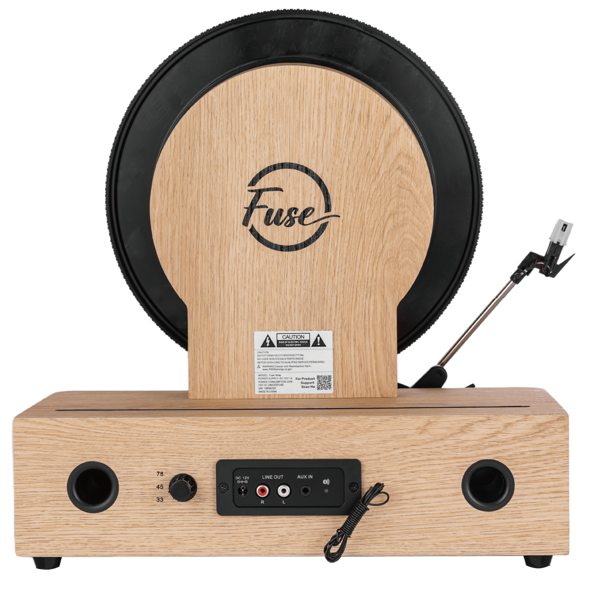Fuse Audio Wrap Vertical Record Player