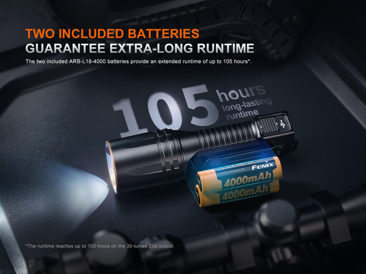 Fenix TK35R Rechargeable Flashlight — UV or Red Light