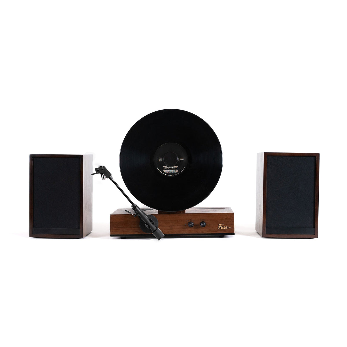 Fuse Audio GLD Vertical Record Player with Two Speakers