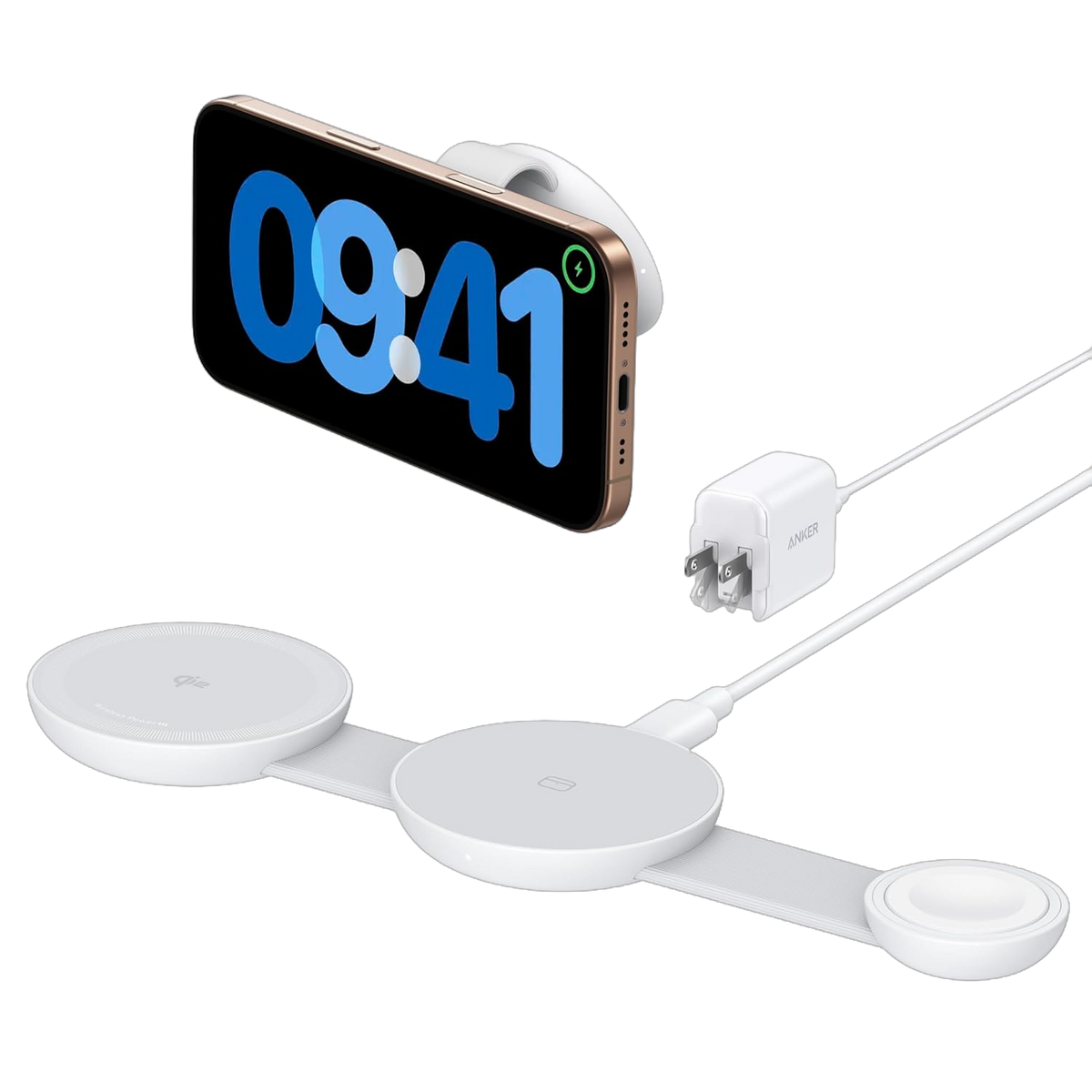 Anker MagGo 3-in-1 Foldable Qi2 Wireless Charging Pad