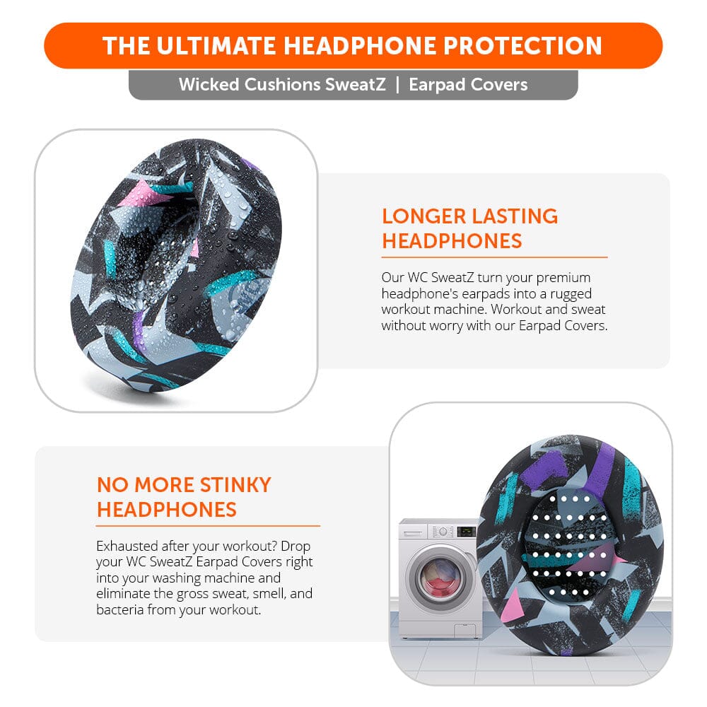 Wicked Cushions Beats Studio 2 & 3 Earpad Sweat Covers - WC SweatZ Studio