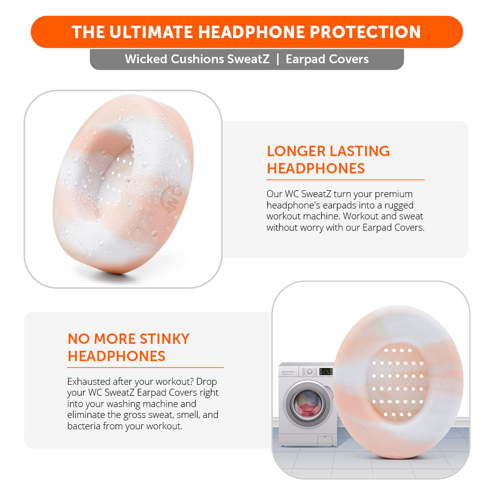 Wicked Cushions Beats Studio 2 & 3 Earpad Sweat Covers - WC SweatZ Studio