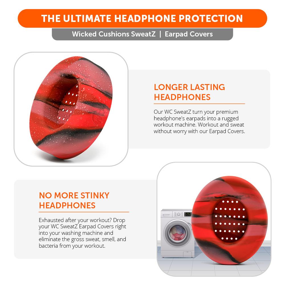 Wicked Cushions Beats Studio 2 & 3 Earpad Sweat Covers - WC SweatZ Studio