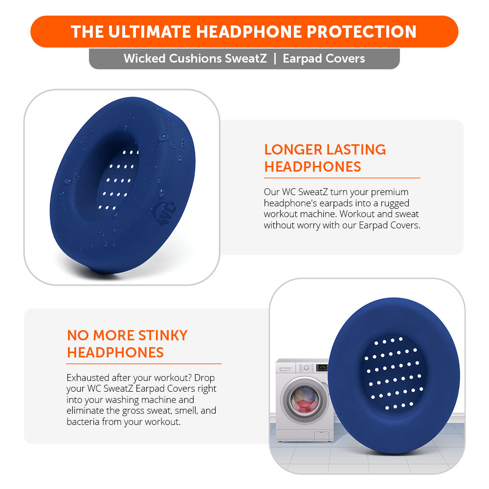 Wicked Cushions Beats Studio 2 & 3 Earpad Sweat Covers - WC SweatZ Studio