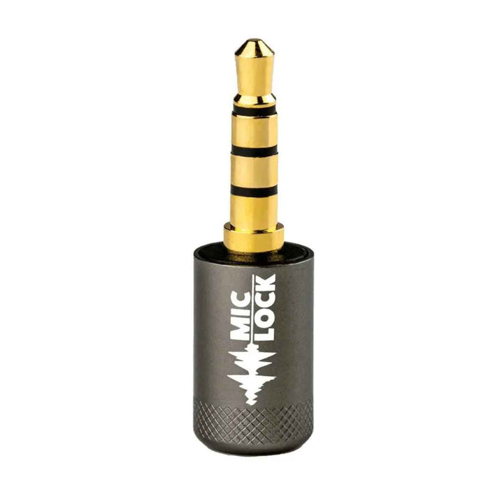 Mic-Lock Grey 3.5 mm microphone blocker
