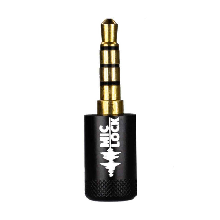 Mic-Lock Black 3.5 mm microphone blocker
