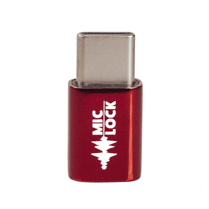 Mic-Lock Mirror red USB-C Mini microphone blocker