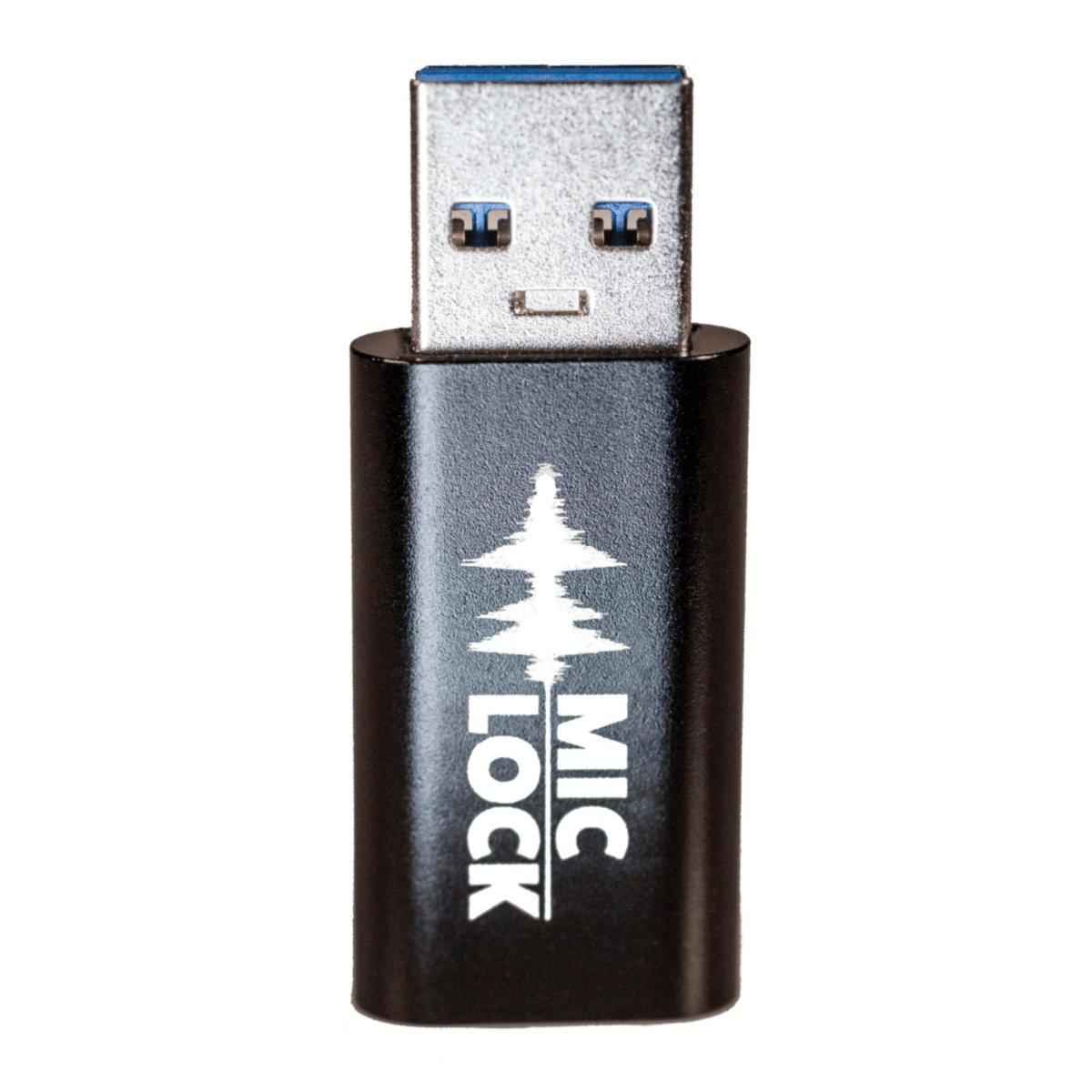 Mic-Lock USB-A to USB-C Secure Charger adapter