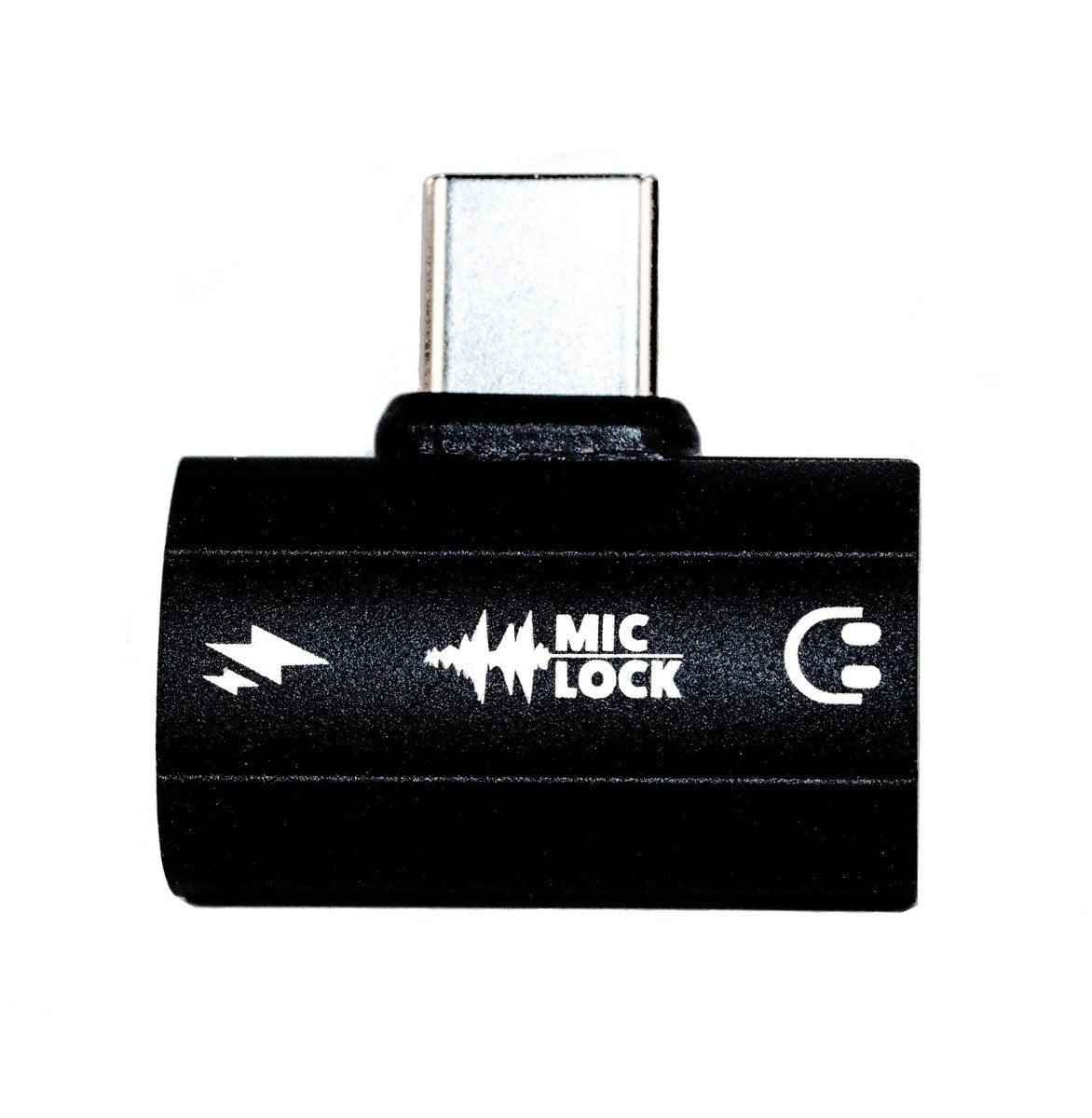 Mic-Lock Black USB-C HiFi adapter in Android Privacy Bundle