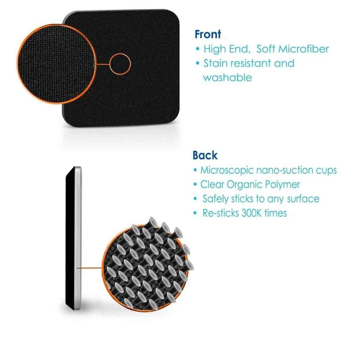 Mic-Lock Webcam cover front and backing illustration