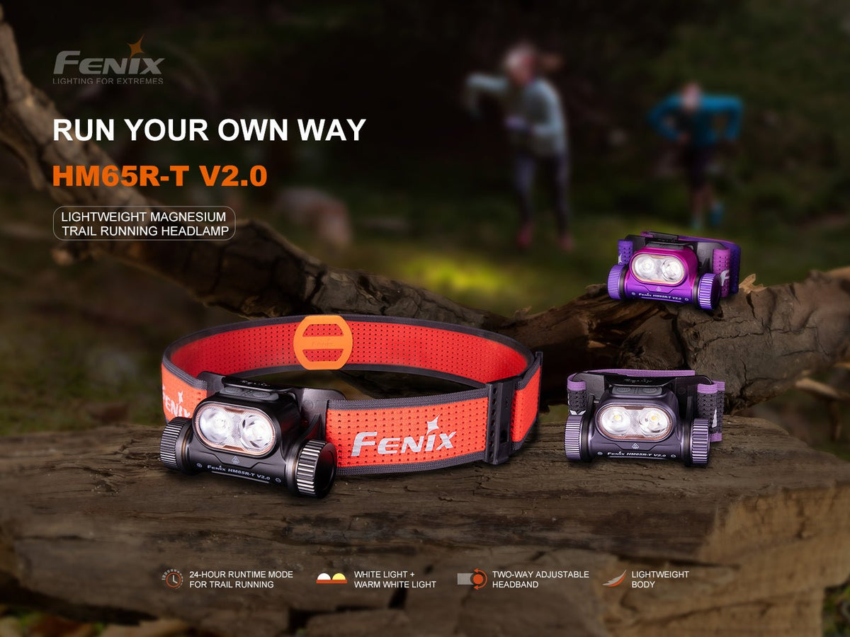 Fenix HM65R-T V2 Rechargeable Trail Running Headlamp