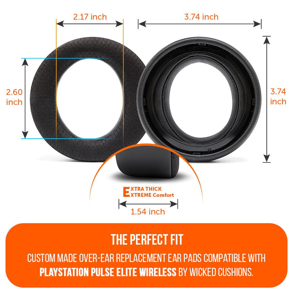Wicked Cushions PlayStation Pulse Elite Cooling Gel Earpads - WC FreeZe Pulse Elite