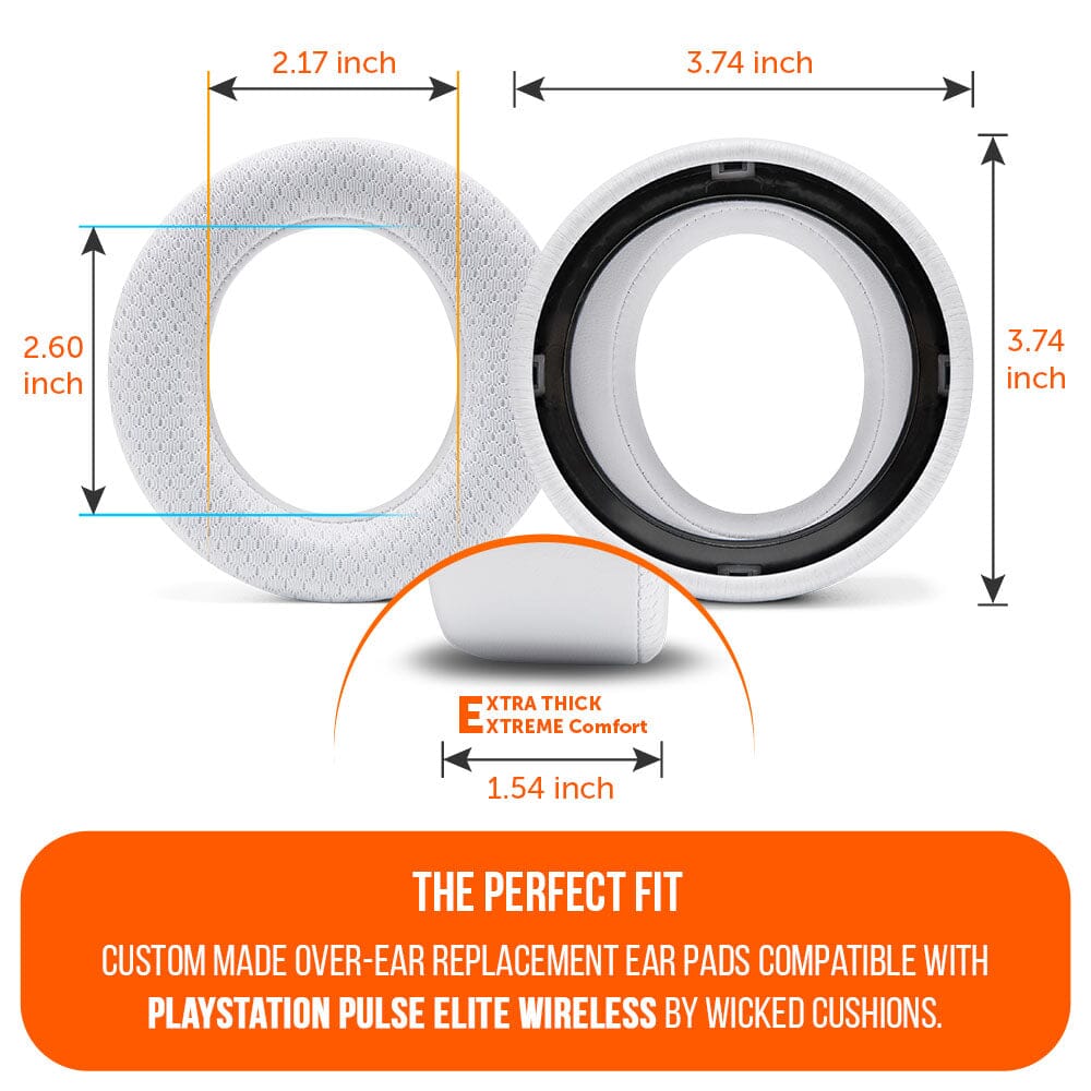 Wicked Cushions PlayStation Pulse Elite Cooling Gel Earpads - WC FreeZe Pulse Elite