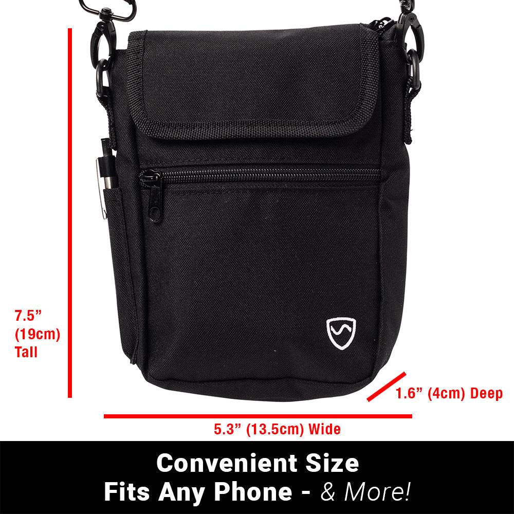 SYB Phone Pouch Deluxe dimensions: 7.5 by 5.3 by 1.6 inches