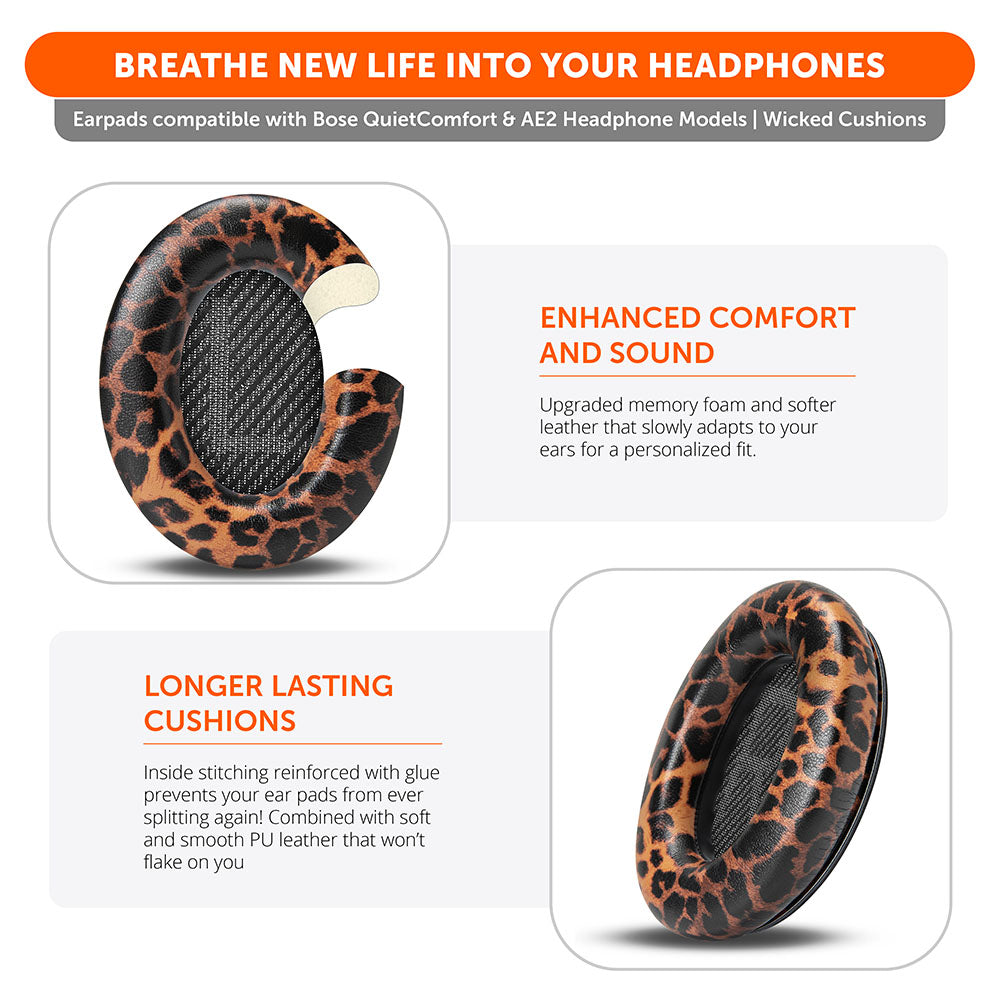 Wicked Cushions Bose QC35 Replacement Ear Pads