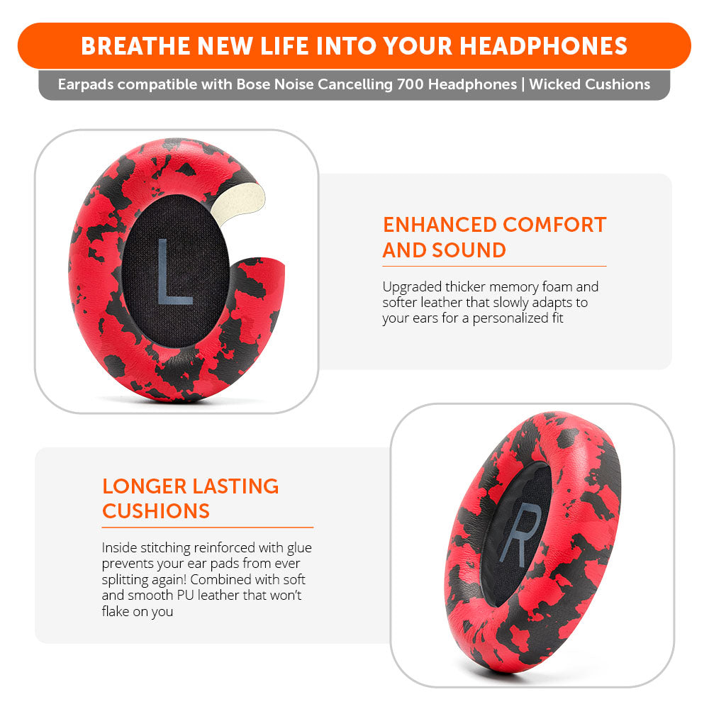 Wicked Cushions Bose NC 700 Replacement Earpads