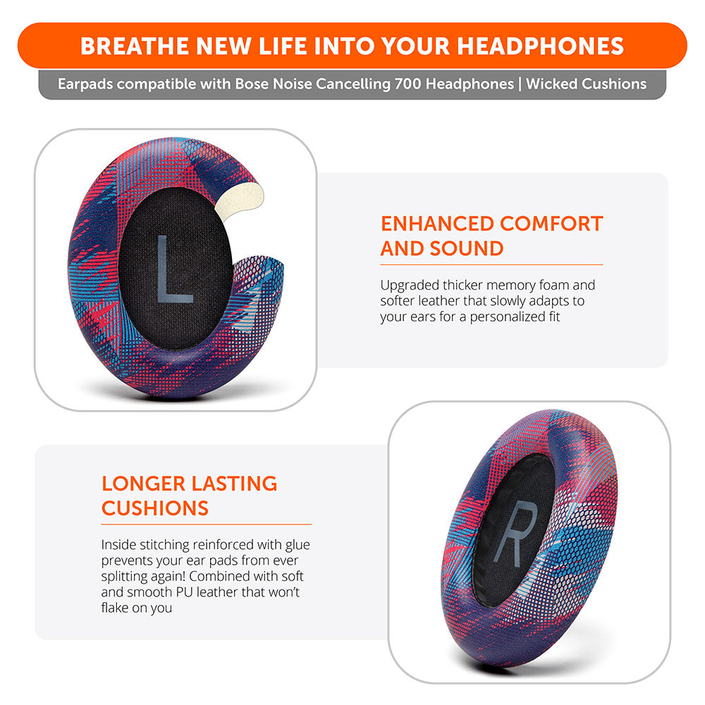 Wicked Cushions Bose NC 700 Replacement Earpads