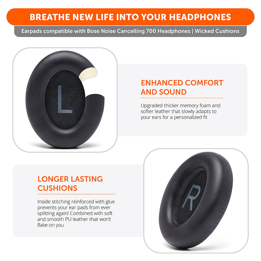 Wicked Cushions Bose NC 700 Replacement Earpads