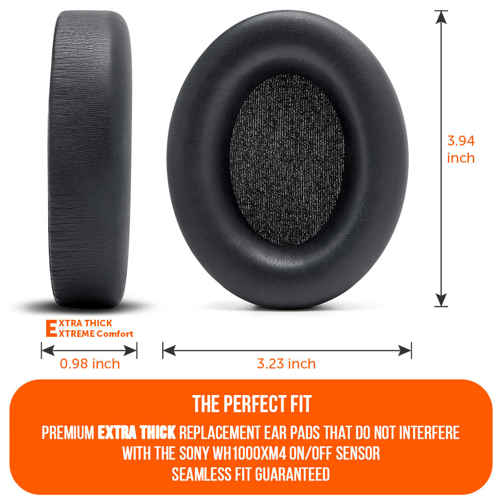 Wicked Cushions Replacement Ear Pads For Sony WH1000XM4 Over-Ear Headphones