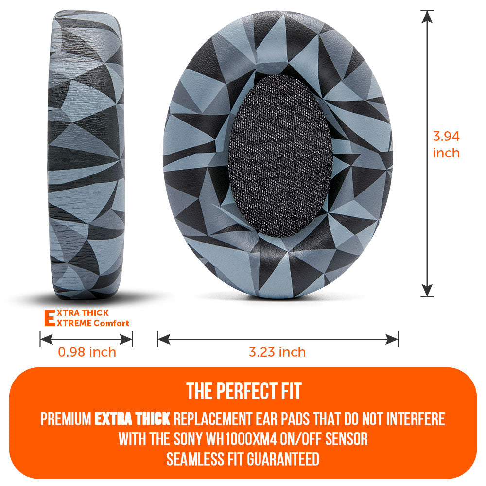 Wicked Cushions Replacement Ear Pads For Sony WH1000XM4 Over-Ear Headphones