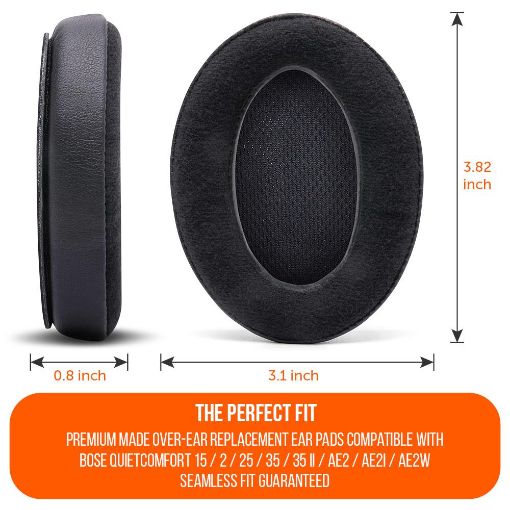 Wicked Cushions Replacement Earpads For Bose QC15 Headphones