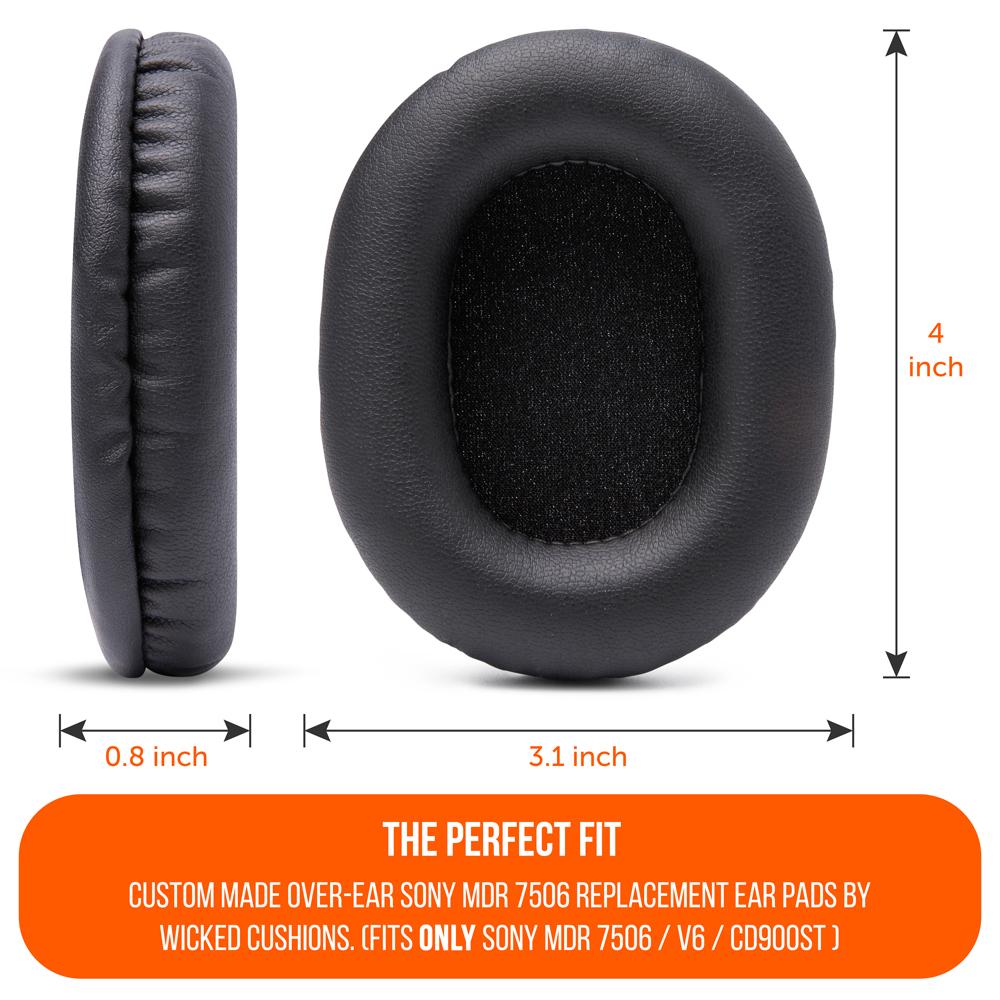 Wicked Cushions Replacement Earpads For Sony MDR 7506