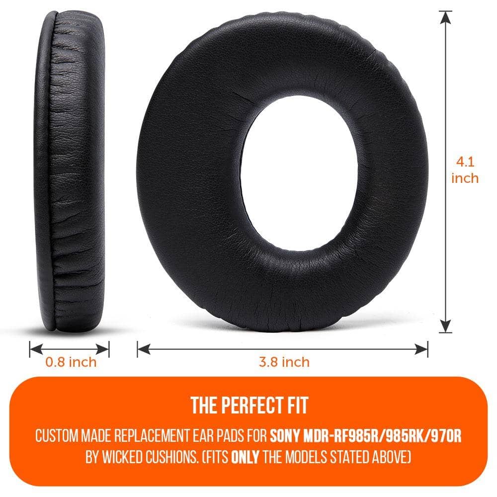 Wicked Cushions Replacement earpads for Sony MDR-RF985R & More