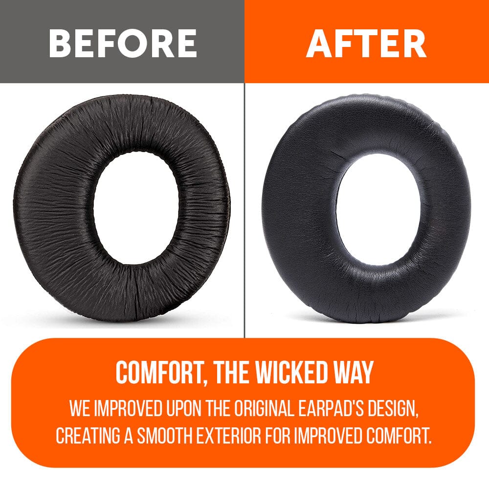 Wicked Cushions Replacement earpads for Sony MDR-RF985R & More