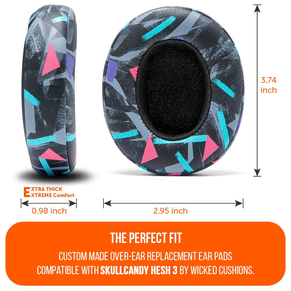Wicked Cushions Skullcandy Hesh 3, Evo, and Crusher Replacement Earpads